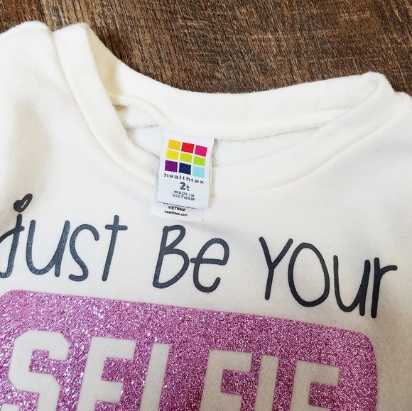 Healthtex Sparkle Selfie Tulle Fleece Lined Dress - Picture 4 of 5